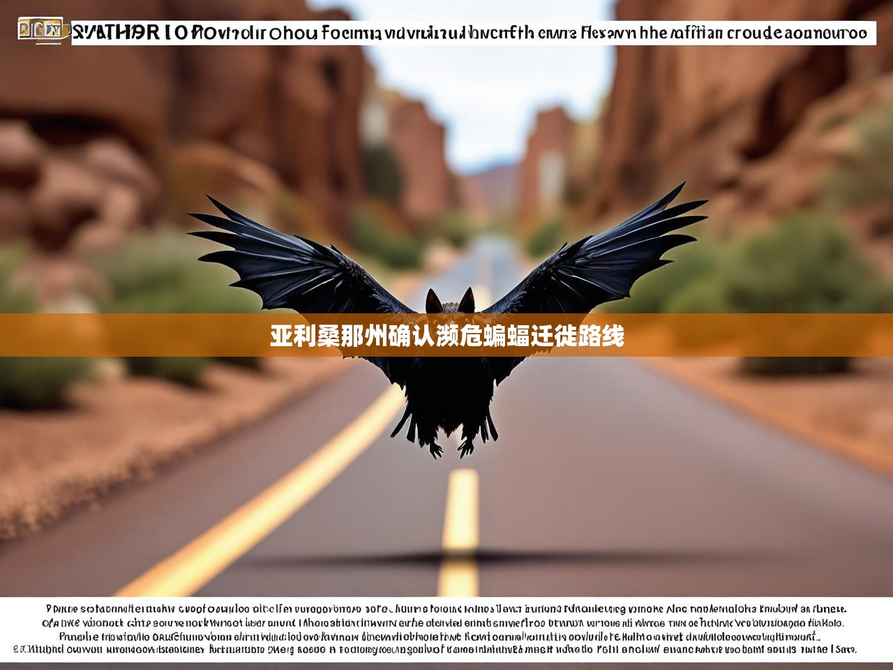 亚利桑那州确认濒危蝙蝠迁徙路线