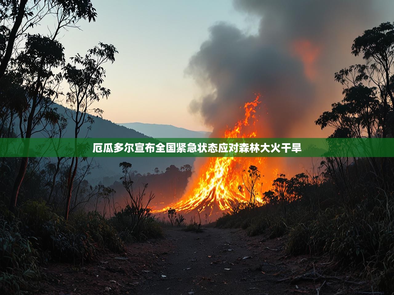 厄瓜多尔宣布全国紧急状态应对森林大火干旱