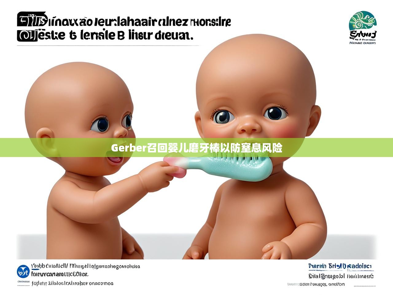 Gerber召回婴儿磨牙棒以防窒息风险 Gerber召回婴儿磨牙棒以防窒息风险