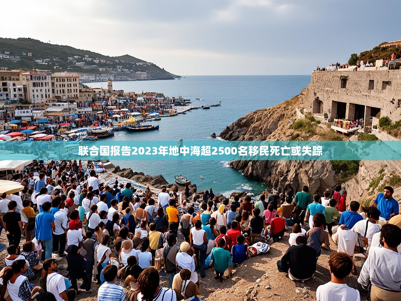 联合国报告2023年地中海超2500名移民死亡或失踪