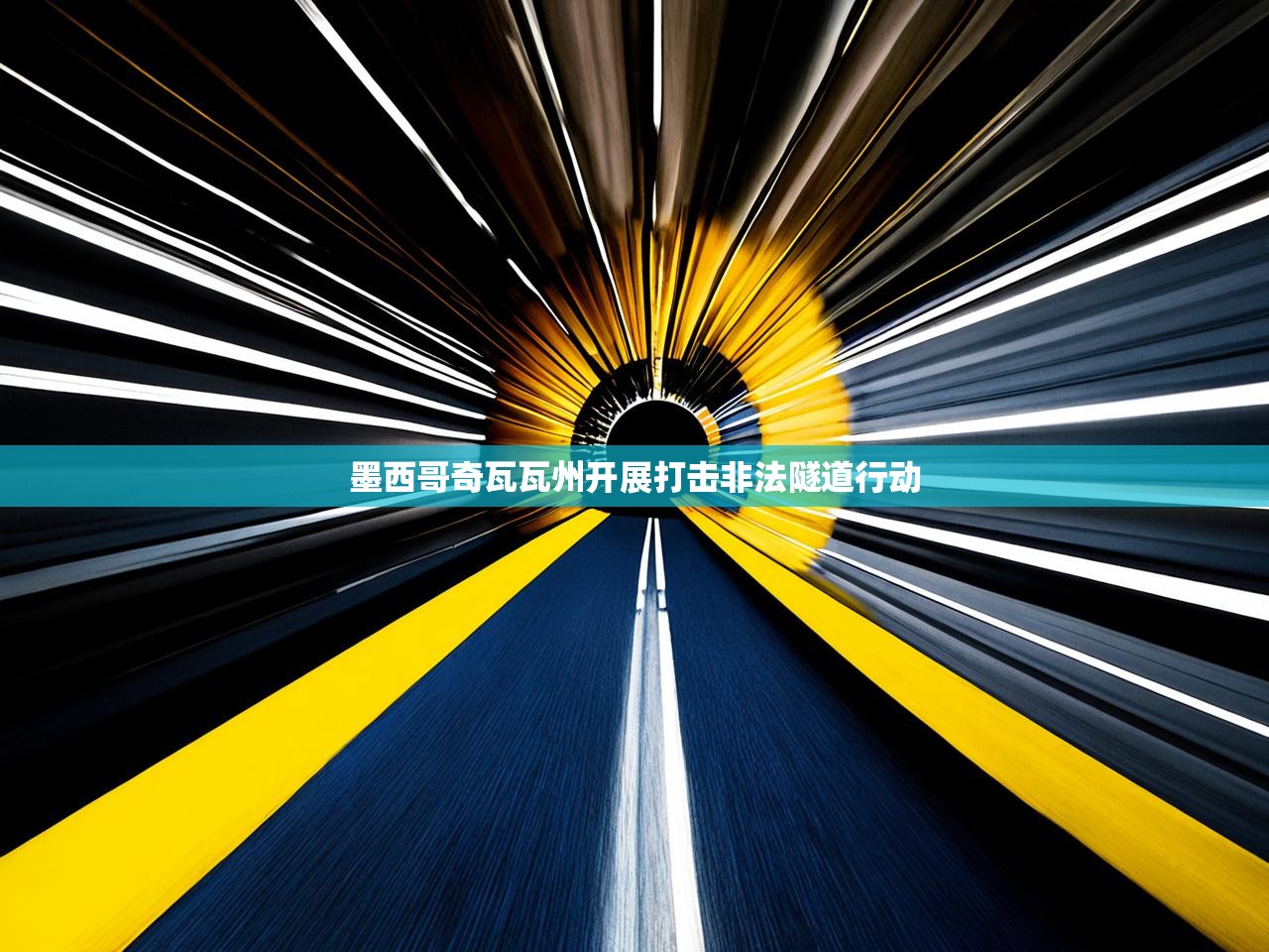 墨西哥奇瓦瓦州开展打击非法隧道行动