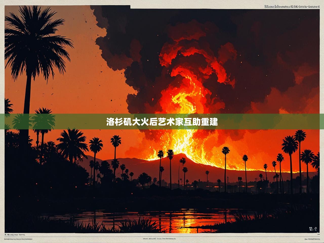 洛杉矶大火后艺术家互助重建