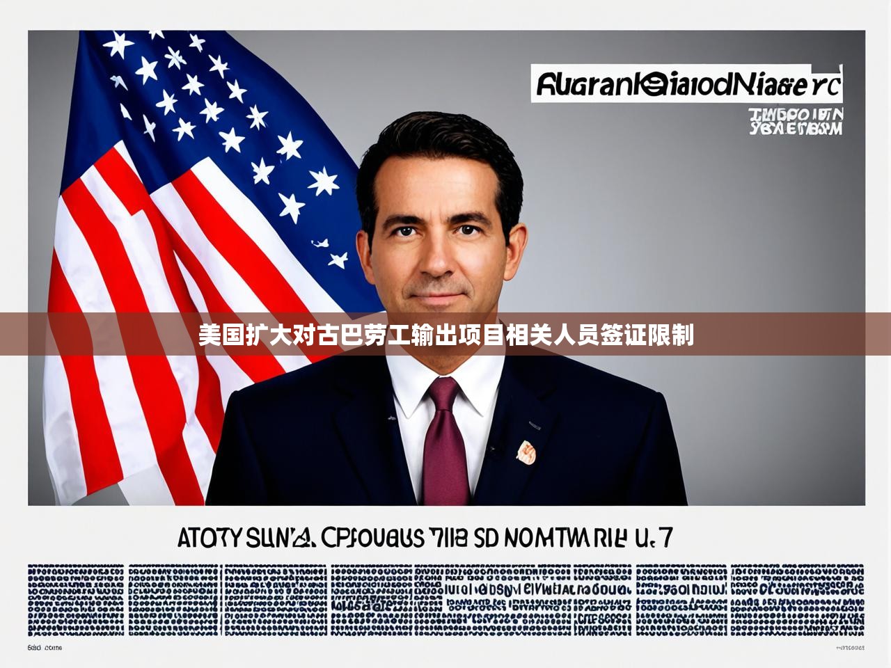 美国扩大对古巴劳工输出项目相关人员签证限制