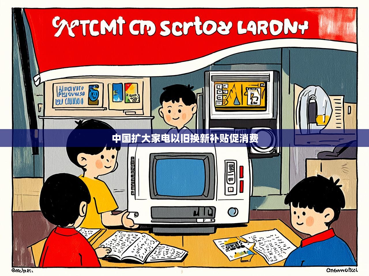 中国扩大家电以旧换新补贴促消费