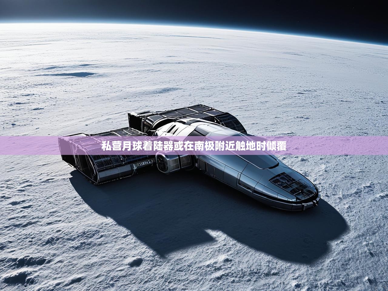 私营月球着陆器或在南极附近触地时倾覆