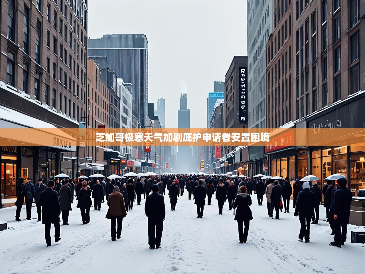 芝加哥极寒天气加剧庇护申请者安置困境