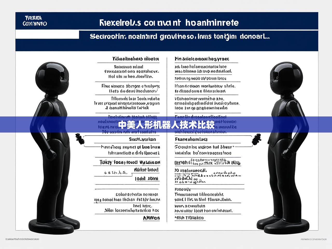 中美人形机器人技术比较