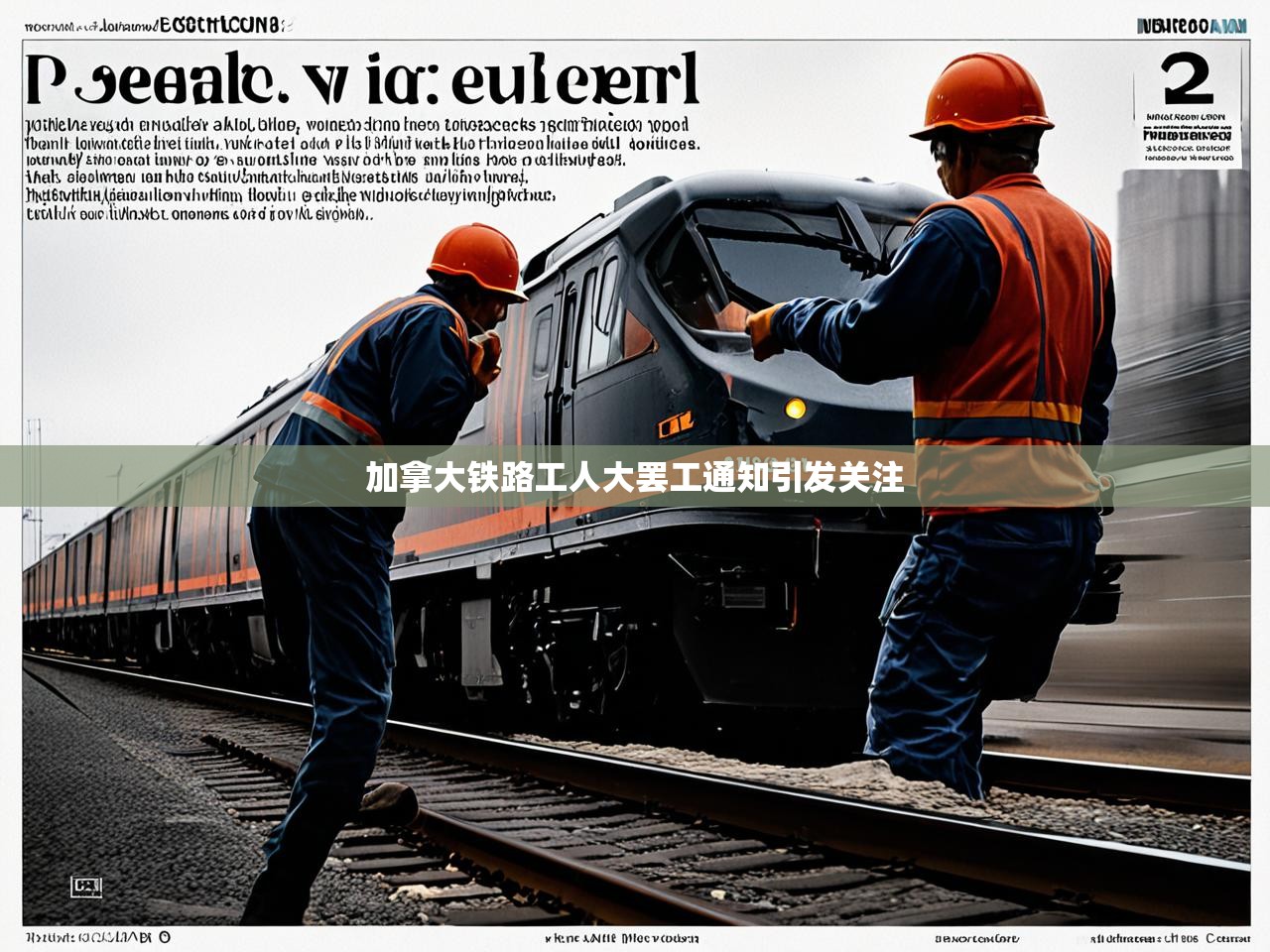 加拿大铁路工人大罢工通知引发关注