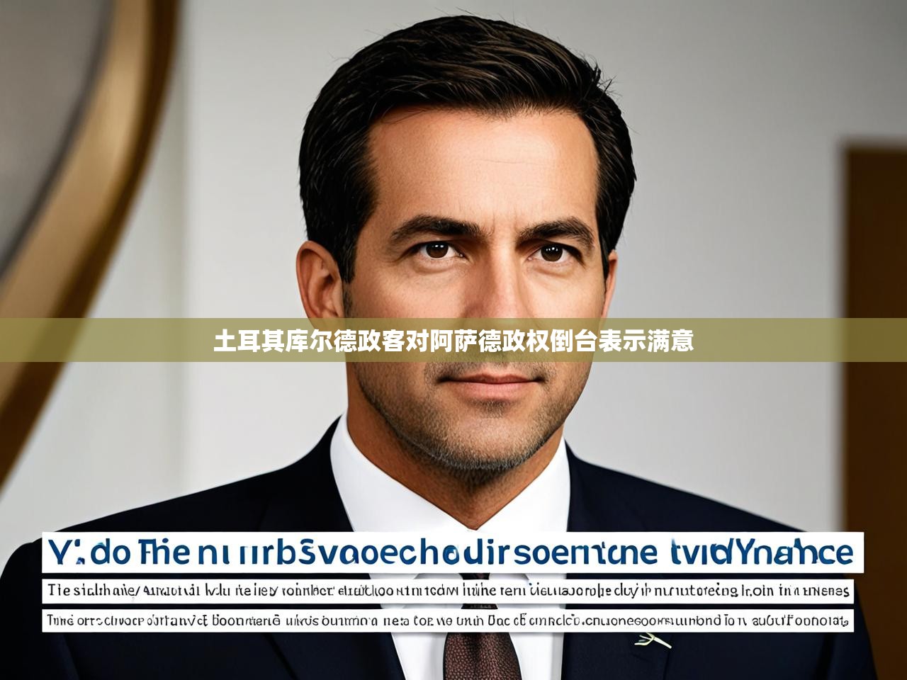 土耳其库尔德政客对阿萨德政权倒台表示满意