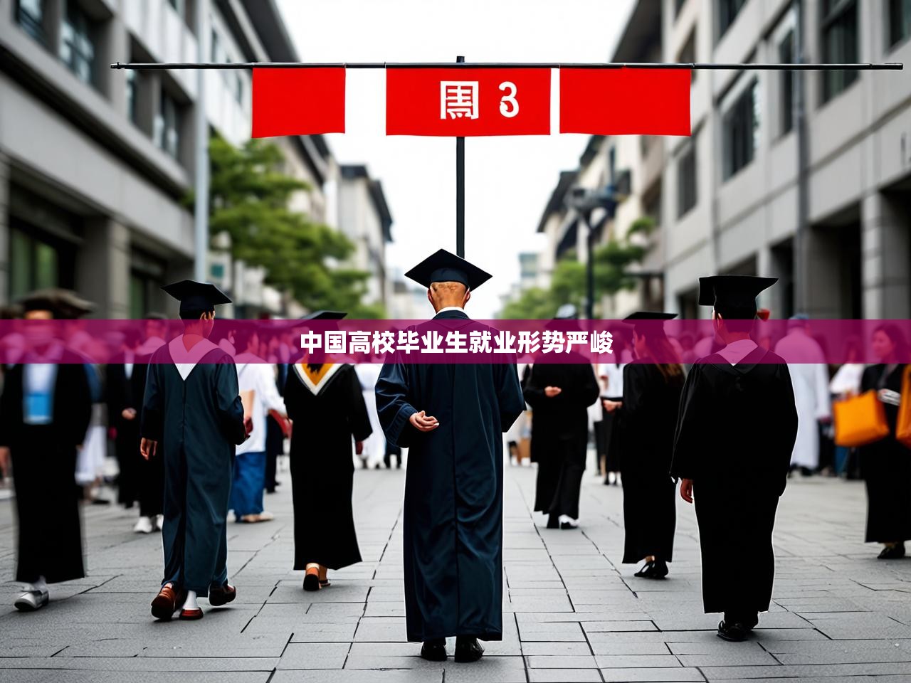 中国高校毕业生就业形势严峻