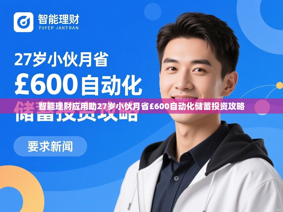 智能理财应用助27岁小伙月省£600自动化储蓄投资攻略