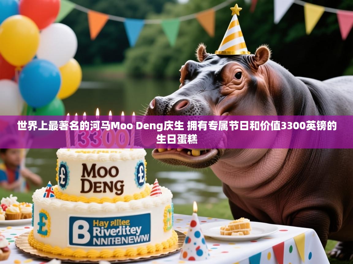 世界上最著名的河马Moo Deng庆生 拥有专属节日和价值3300英镑的生日蛋糕 世界上最著名的河马Moo Deng庆生 拥有专属节日和价值3300英镑的生日蛋糕