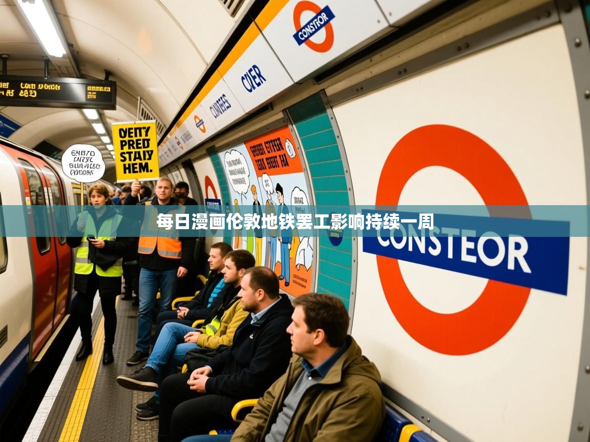 每日漫画伦敦地铁罢工影响持续一周