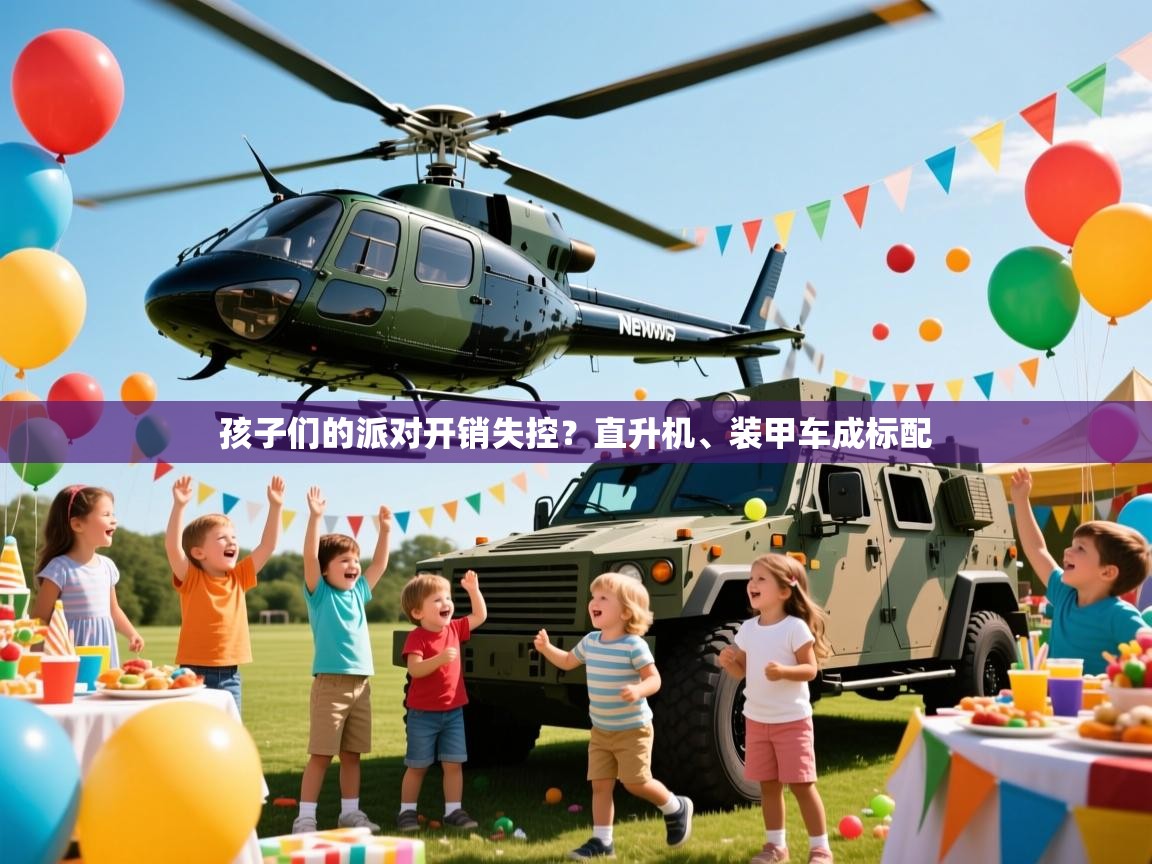 孩子们的派对开销失控？直升机、装甲车成标配