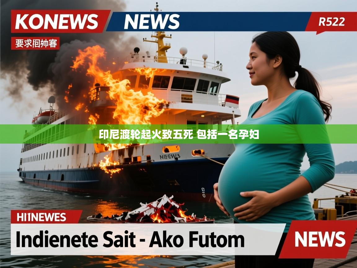 印尼渡轮起火致五死 包括一名孕妇