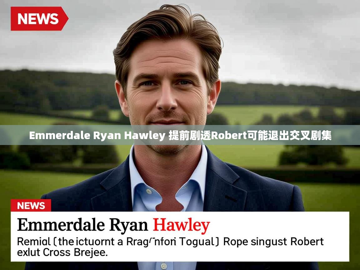 Emmerdale Ryan Hawley 提前剧透Robert可能退出交叉剧集