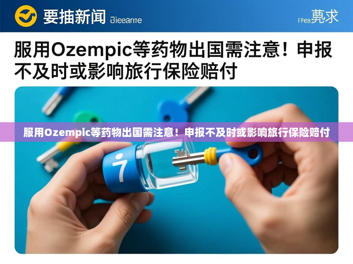服用Ozempic等药物出国需注意！申报不及时或影响旅行保险赔付