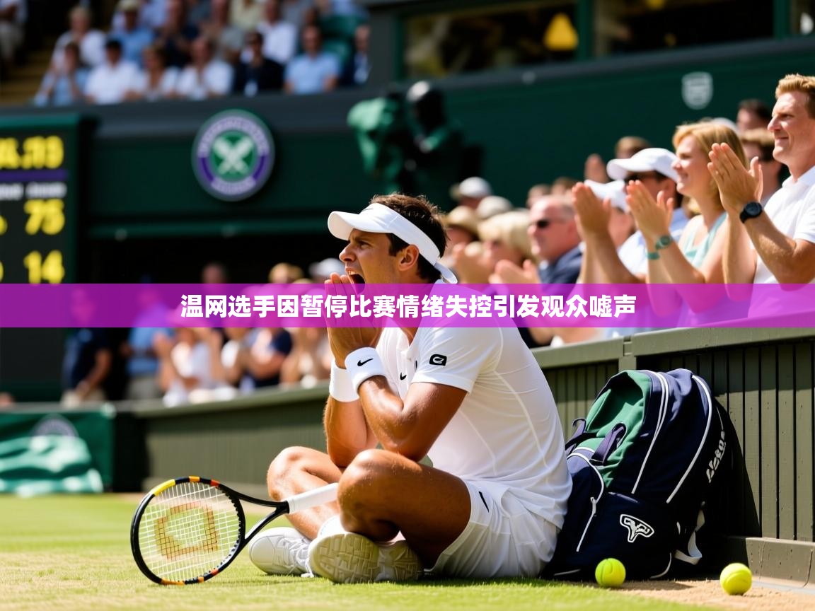 温网选手因暂停比赛情绪失控引发观众嘘声