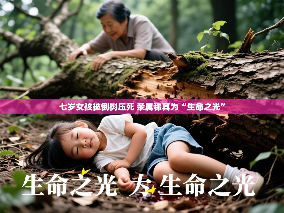 七岁女孩被倒树压死 亲属称其为“生命之光”