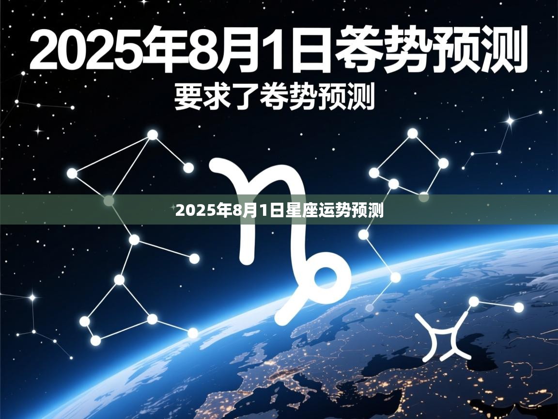 2025年8月1日星座运势预测
