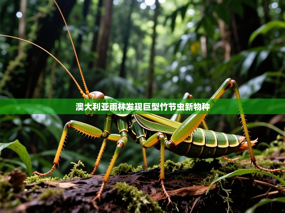 澳大利亚雨林发现巨型竹节虫新物种 澳大利亚雨林发现巨型竹节虫新物种