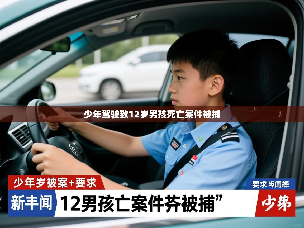 少年驾驶致12岁男孩死亡案件被捕