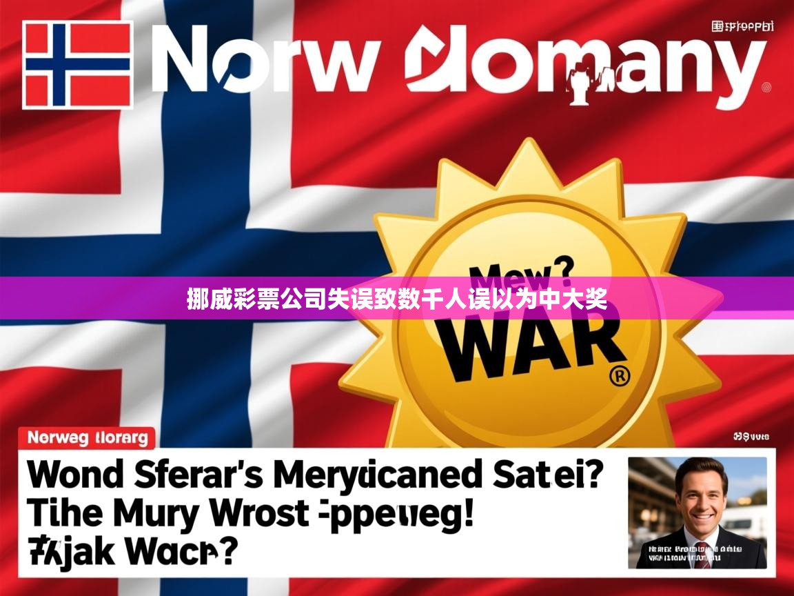 挪威彩票公司失误致数千人误以为中大奖