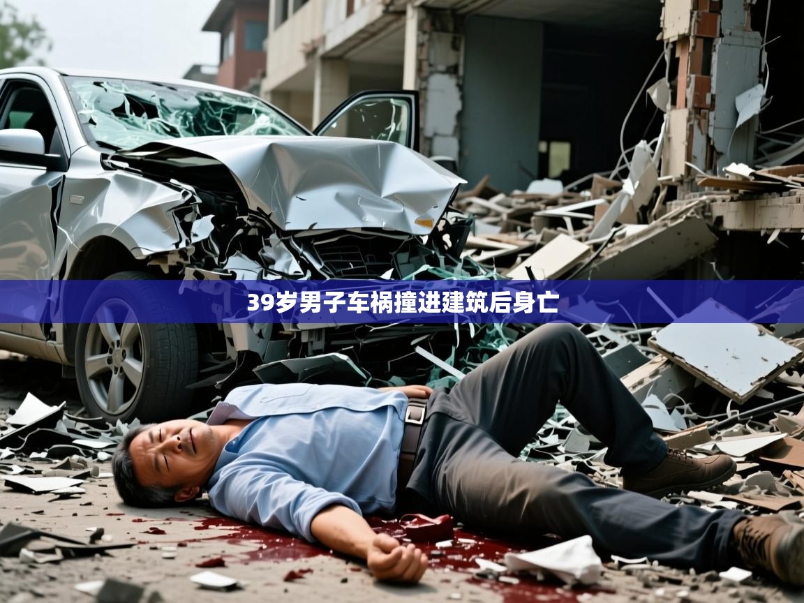39岁男子车祸撞进建筑后身亡