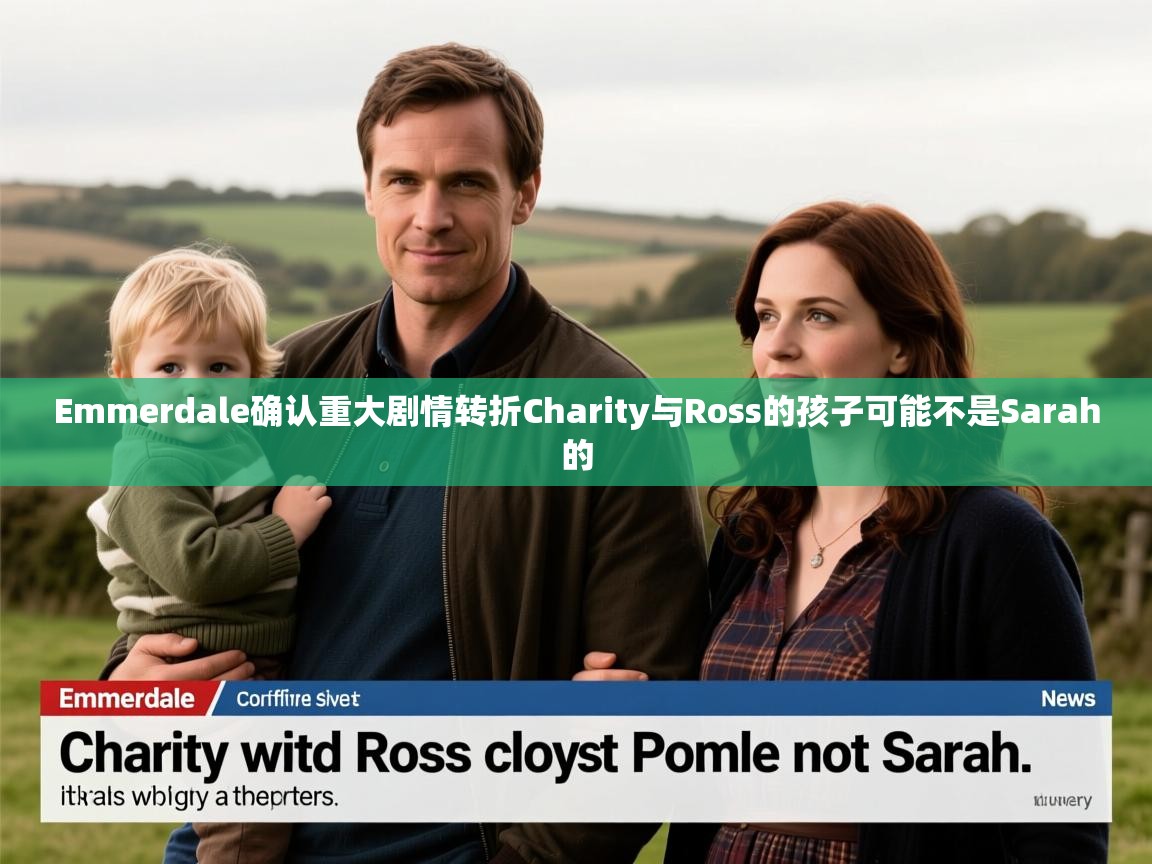 Emmerdale确认重大剧情转折Charity与Ross的孩子可能不是Sarah的