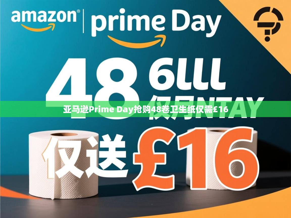 亚马逊Prime Day抢购48卷卫生纸仅需£16
