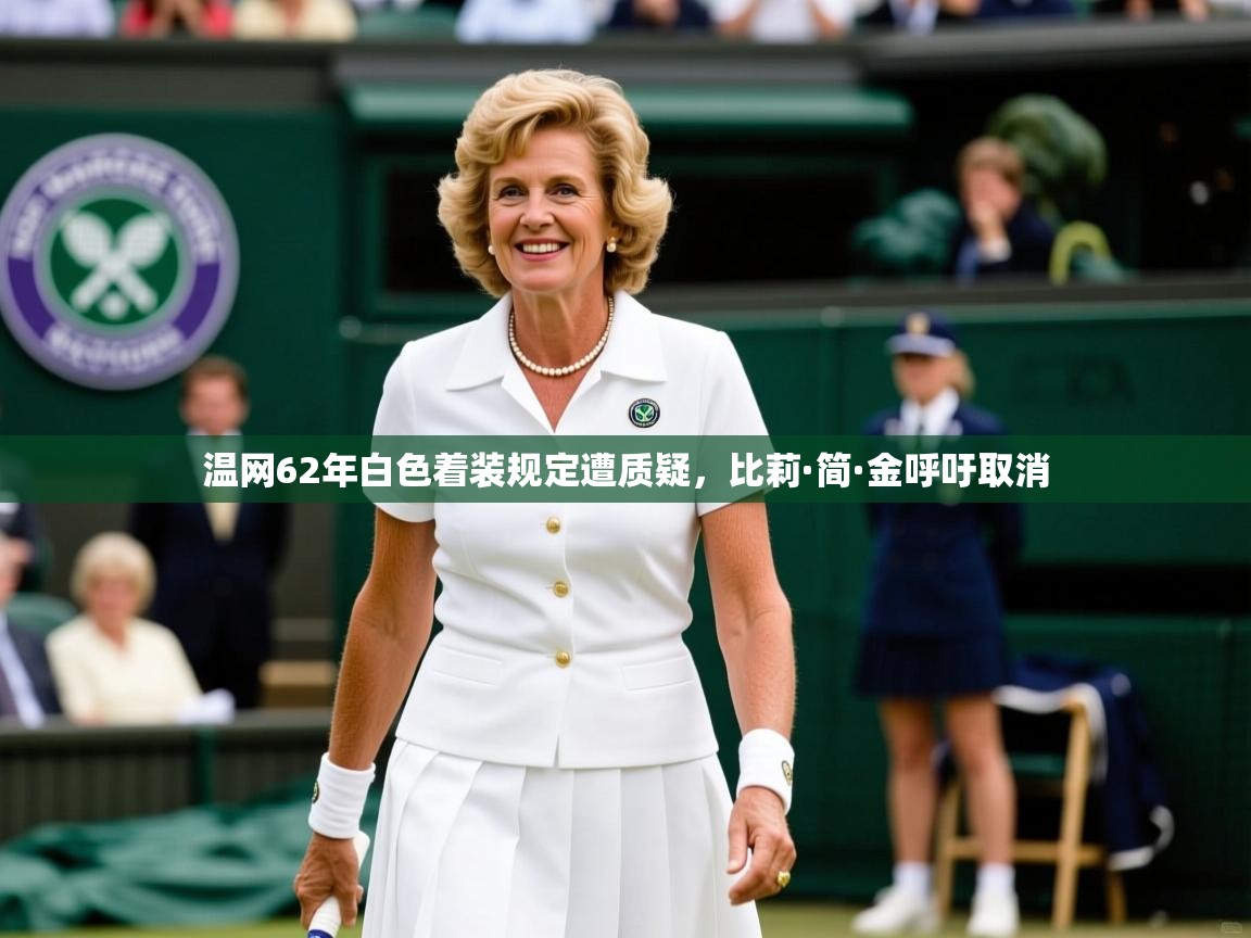 温网62年白色着装规定遭质疑,比莉·简·金呼吁取消 温网62年白色着装规定遭质疑,比莉·简·金呼吁取消