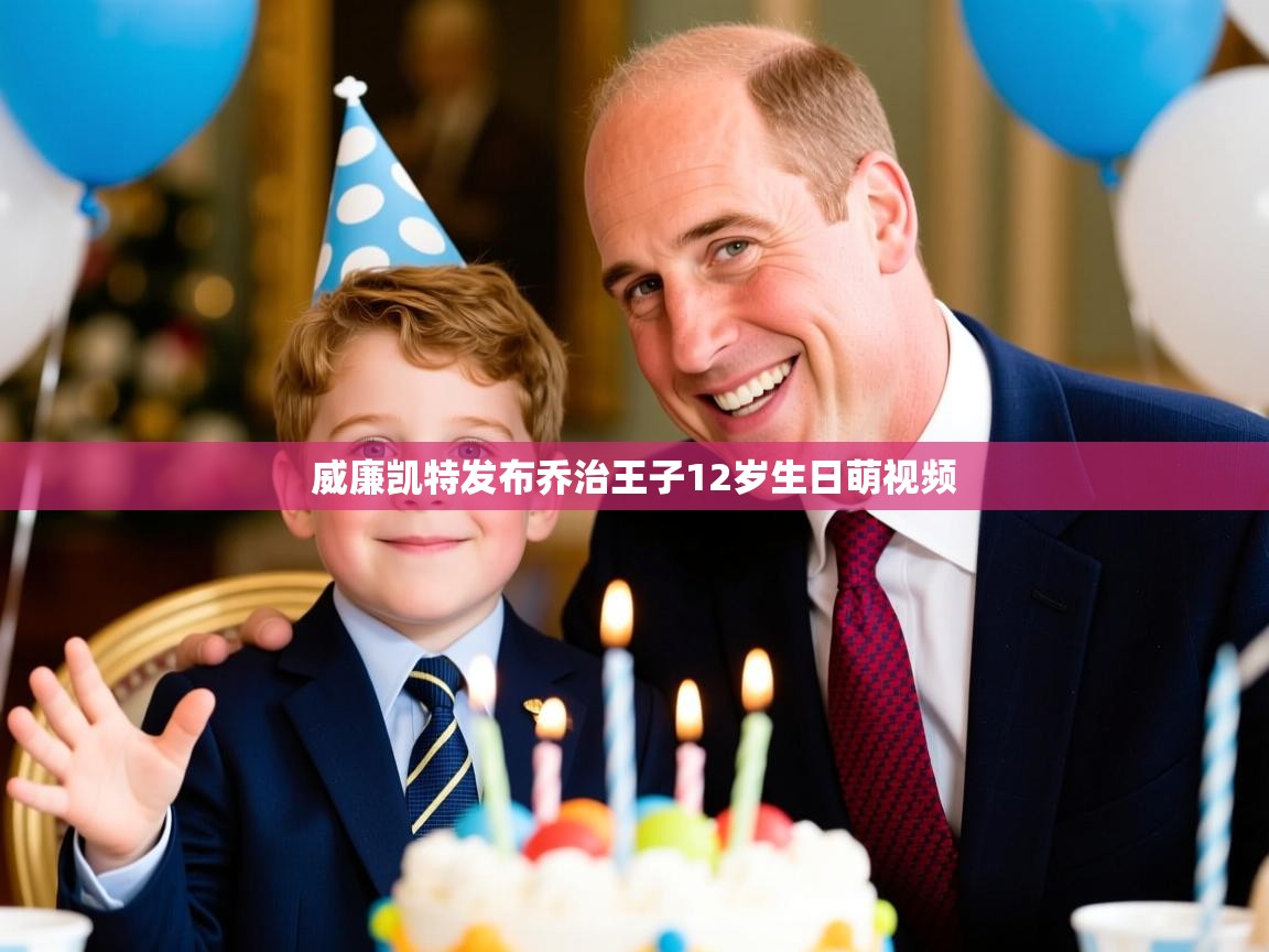 威廉凯特发布乔治王子12岁生日萌视频